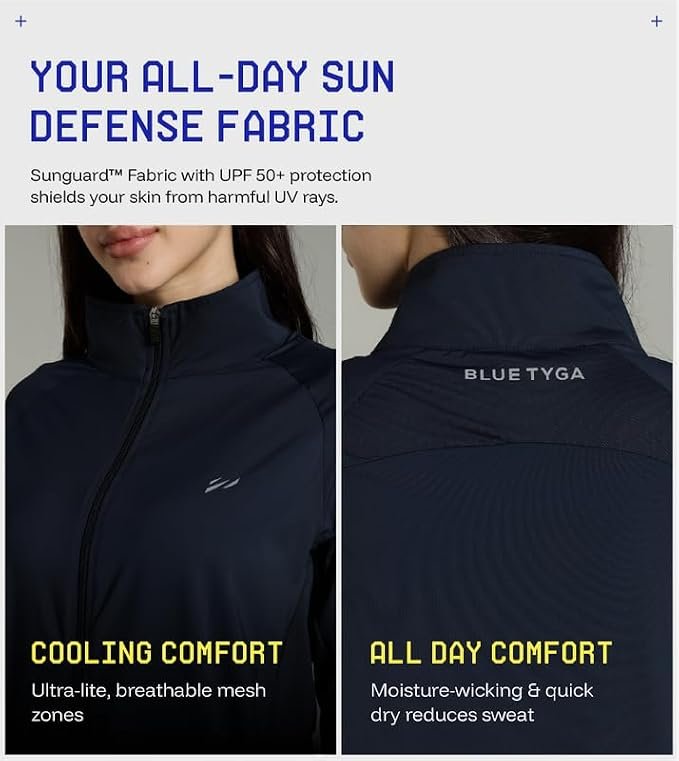 Womens Sunscreen Jacket ICE Pro – UPF 50+ Cooling Jacket