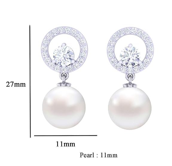 Clara 925 Sterling Silver Pearl Pendant Earrings Chain Bracelet Ring