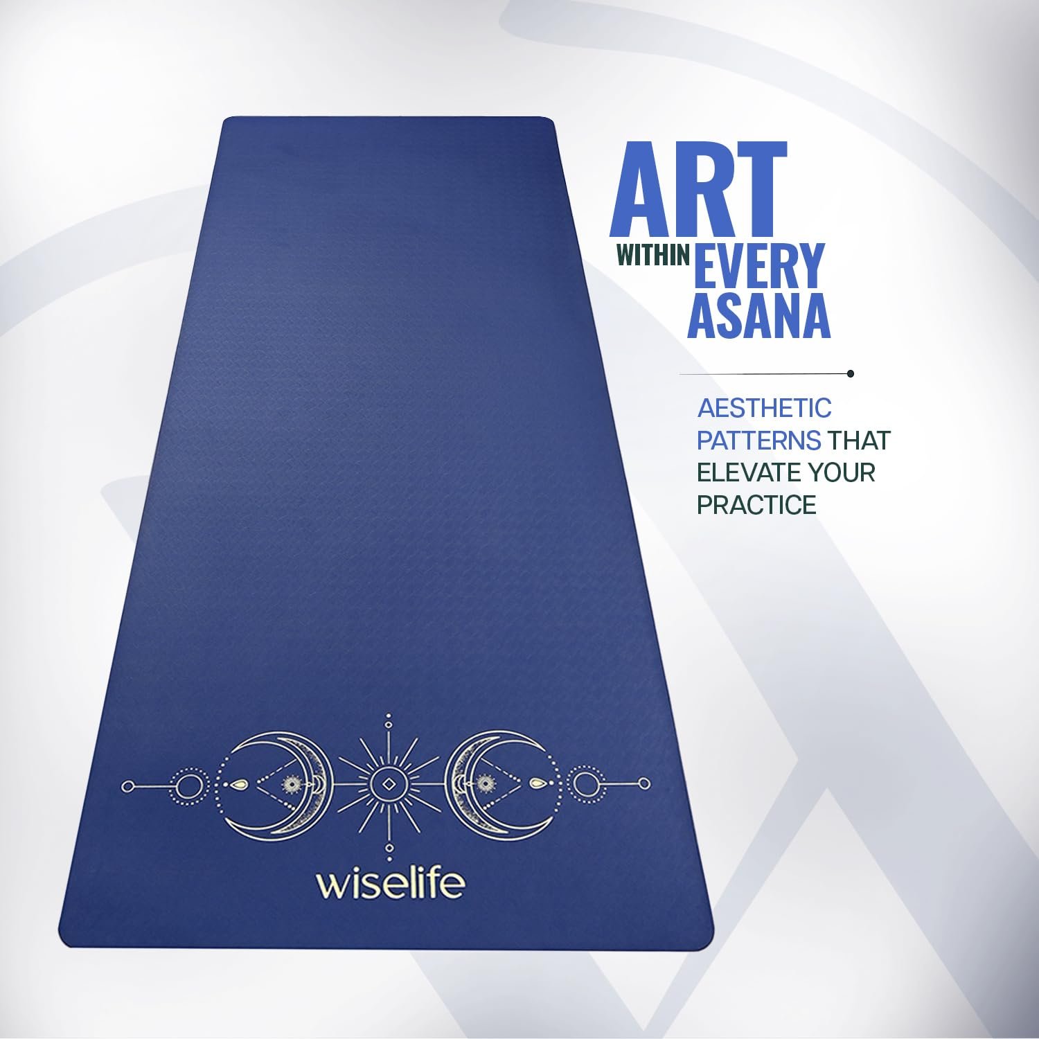 WiseLife Grande XL 6 MM TPE Yoga Mat for Men & Women